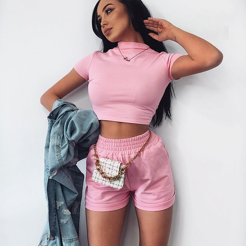 Net Celebrity Fashion Suit With Navel And Waist