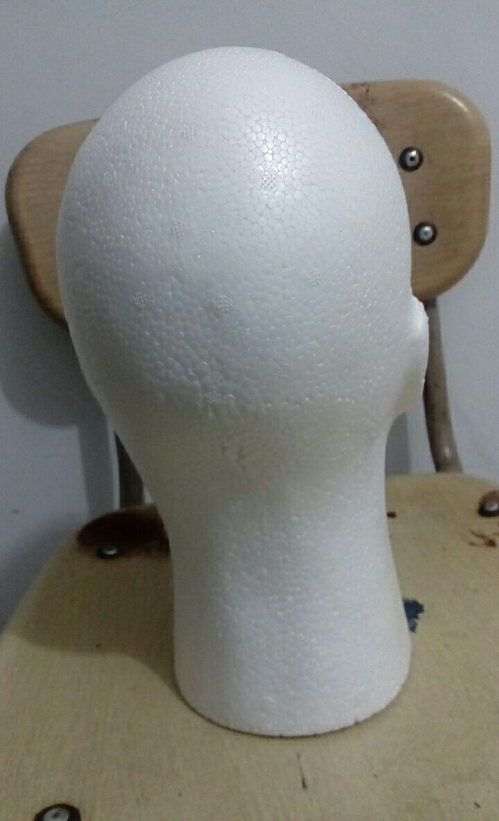 Foam mannequin head