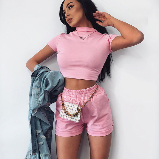 Net Celebrity Fashion Suit With Navel And Waist