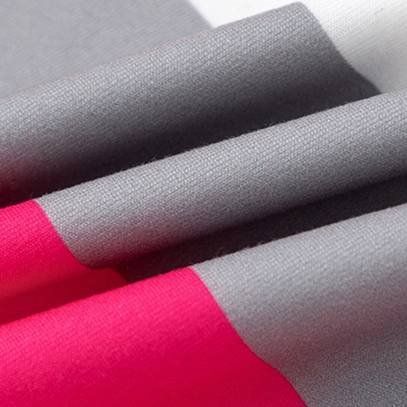 Women's Cozy 2 Piece Outfits Lounge Sets Striped Color Block Long Sleeve Tops Jogger Sweatpants Track Suits Set